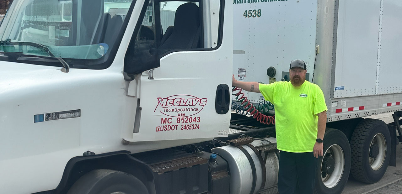 McClay's truck driver